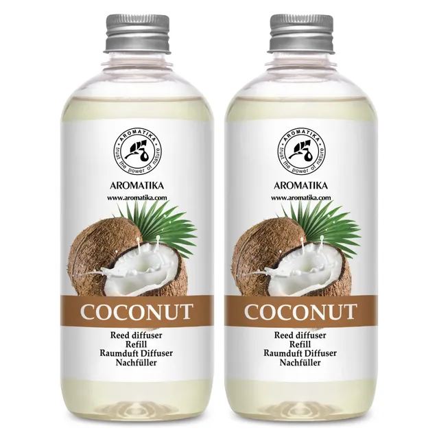 aromatika-raumduft-diffuser-nachf-ller-kokos-2x500ml-nachf-ll-set image 1