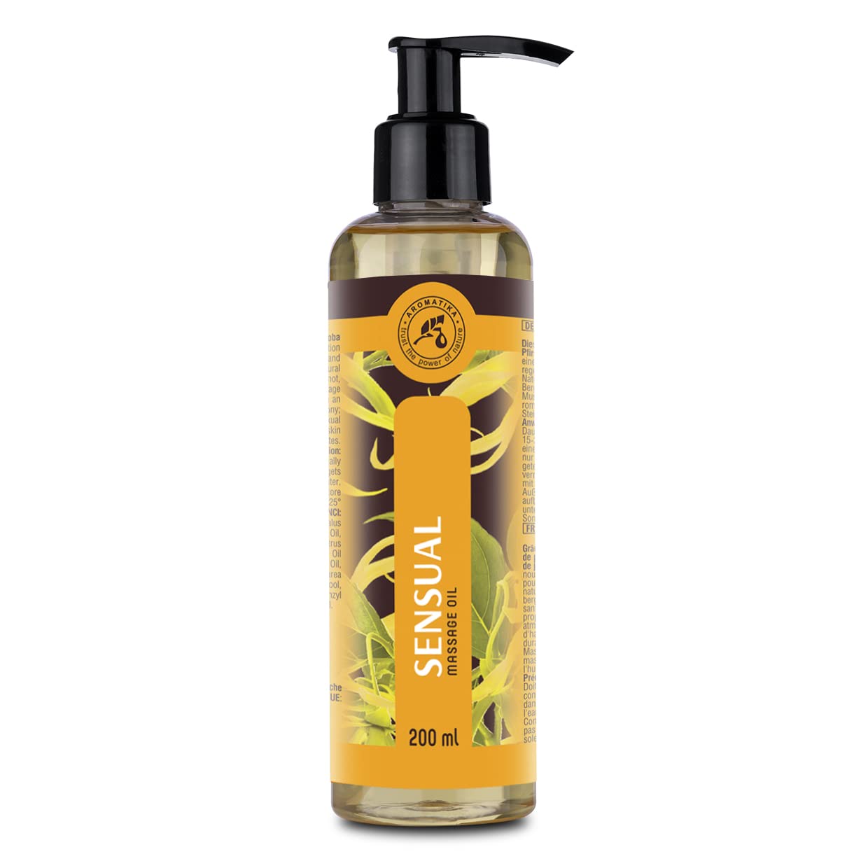 aromatika-sinnliches-massage-l-200-ml-mandel-l-traubenkern-l-bergamotte-ylang-yl image 1
