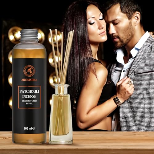 aromatika-raumduft-nachf-llflasche-patchouli-weihrauch-200ml-reed-diffuser-refil image 4