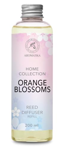 aromatika-raumduft-nachf-llflasche-orangenbl-te-200-ml-f-r-reed-diffuser image 3