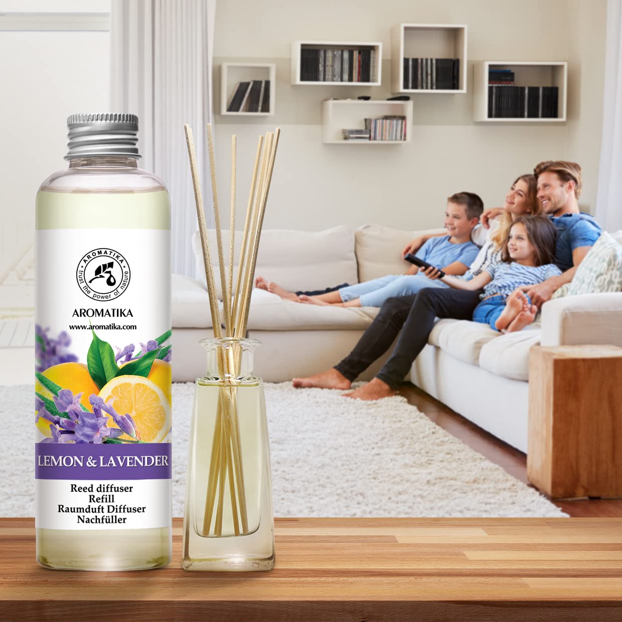 aromatika-raumduft-nachf-ller-zitrone-lavendel-200-ml image 4