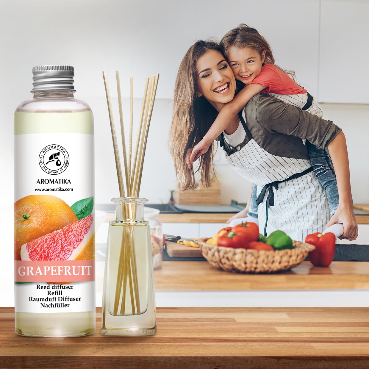 aromatika-raumduft-nachf-llflasche-grapefruit-200ml-diffuser-refill image 6