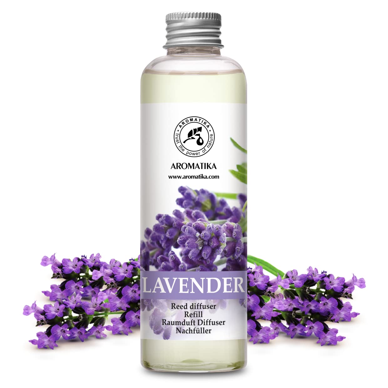 aromatika-raumduft-nachf-llflasche-lavendel-200-ml-f-r-reed-diffusor image 2