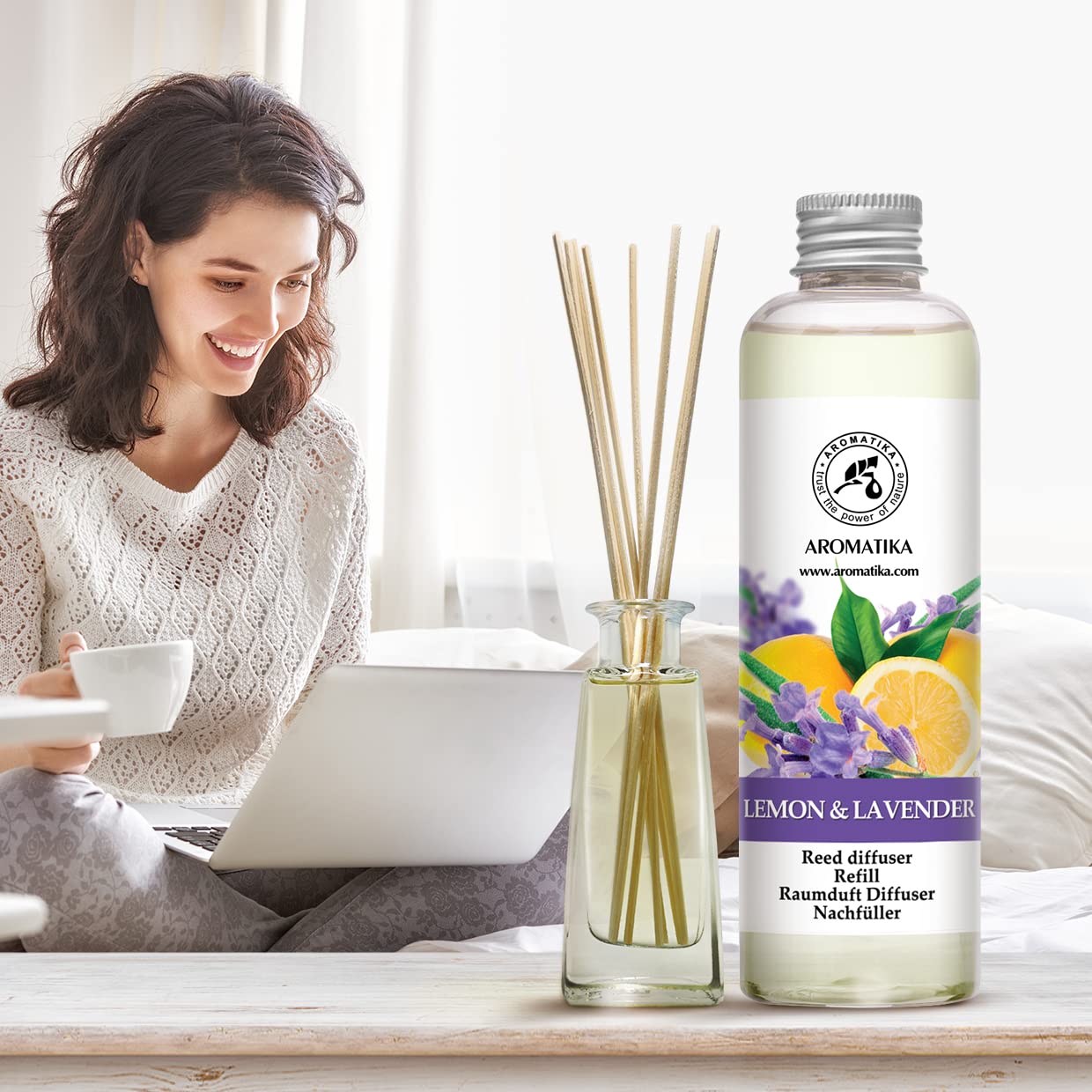 aromatika-raumduft-nachf-ller-zitrone-lavendel-200-ml image 8