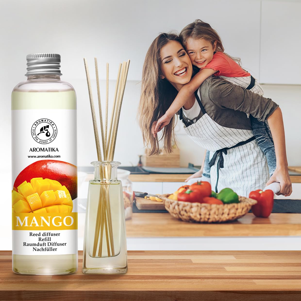 aromatika-reed-diffuser-refill-mango-200ml-mit-rattanst-bchen image 5
