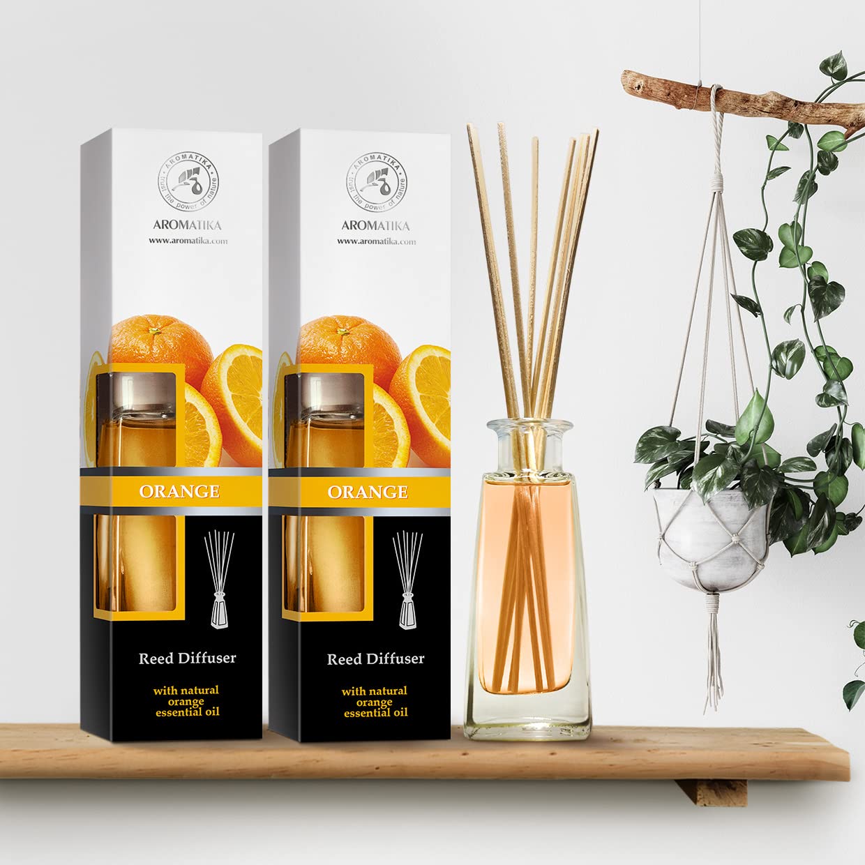 aromatika-raumduft-diffuser-orange-2x100ml-reed-diffuser-mit-st-bchen image 5