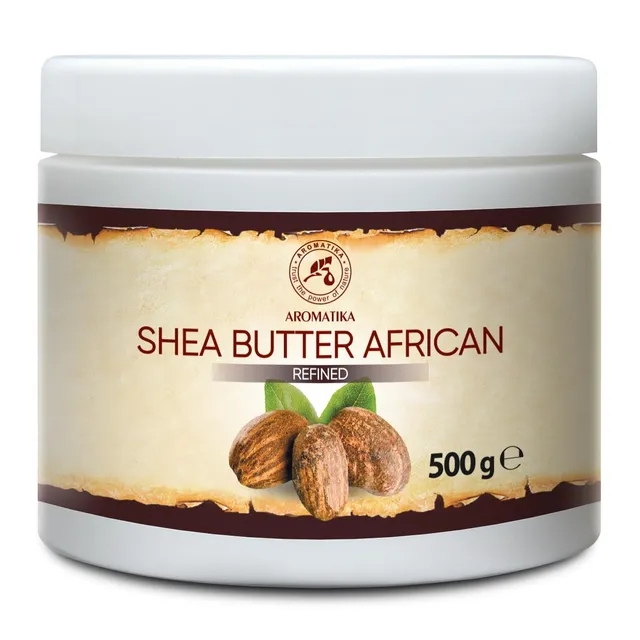 aromatika-shea-butter-raffiniert-500-g-karit-k-rperbutter image 1