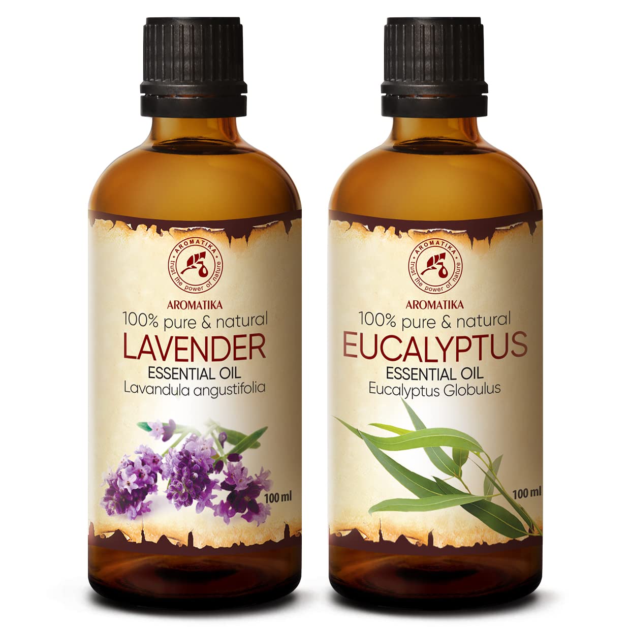 aromatika-therische-le-set-2x100ml-lavendel-eukalyptus image 1