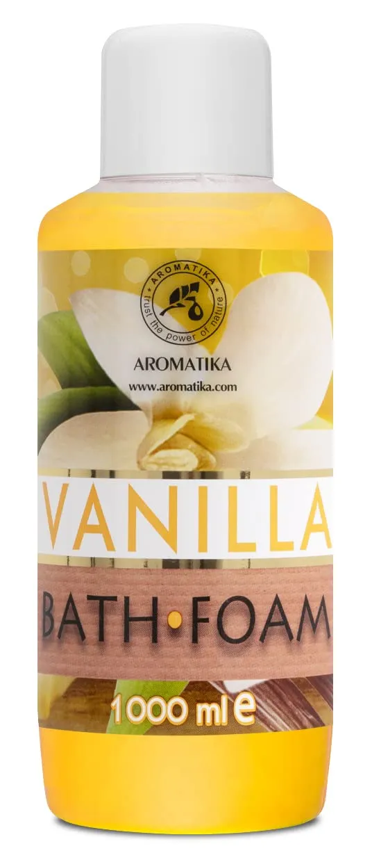 aromatika-badeschaum-vanille-1000ml-vanilleduft-badepflege image 1