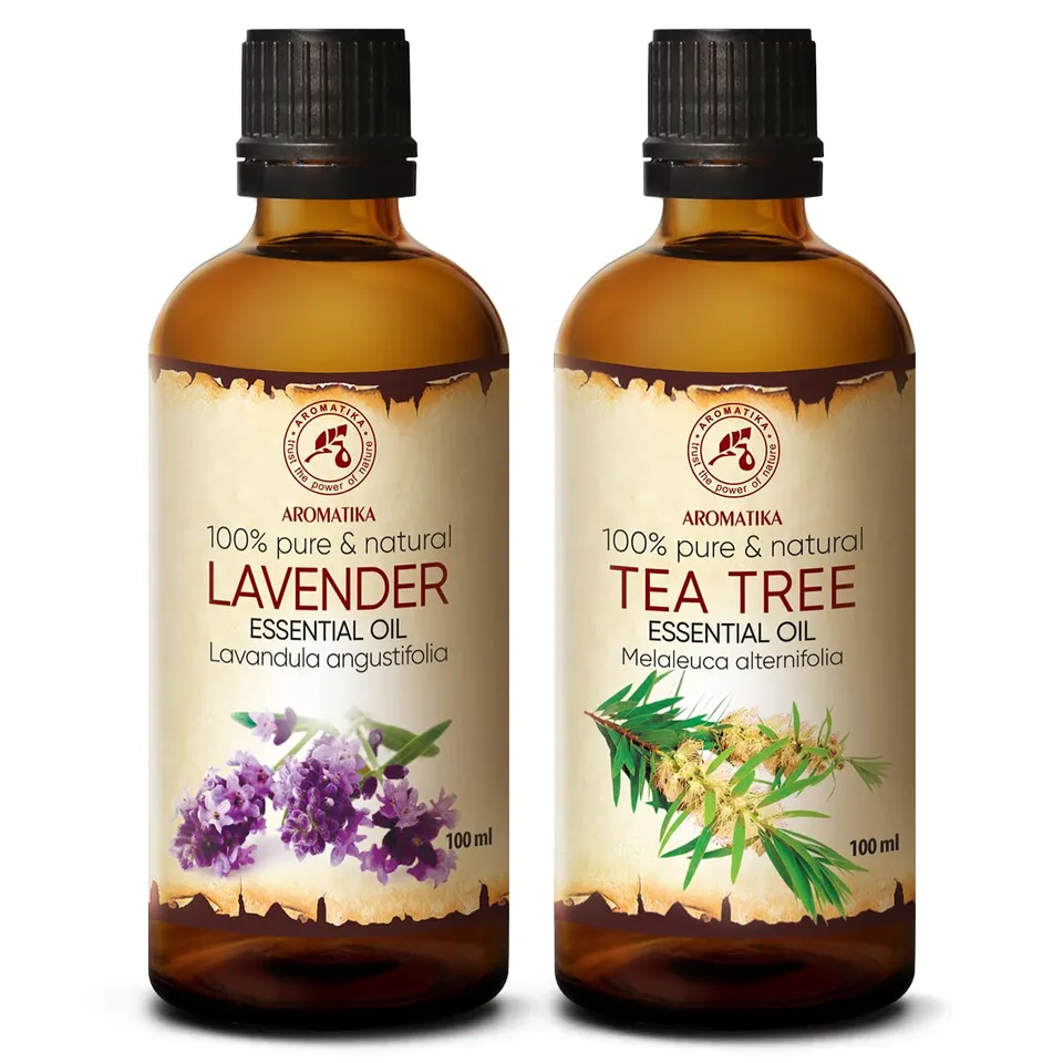 aromatika-therische-le-set-2x100ml-lavendel-l-teebaum-l image 1
