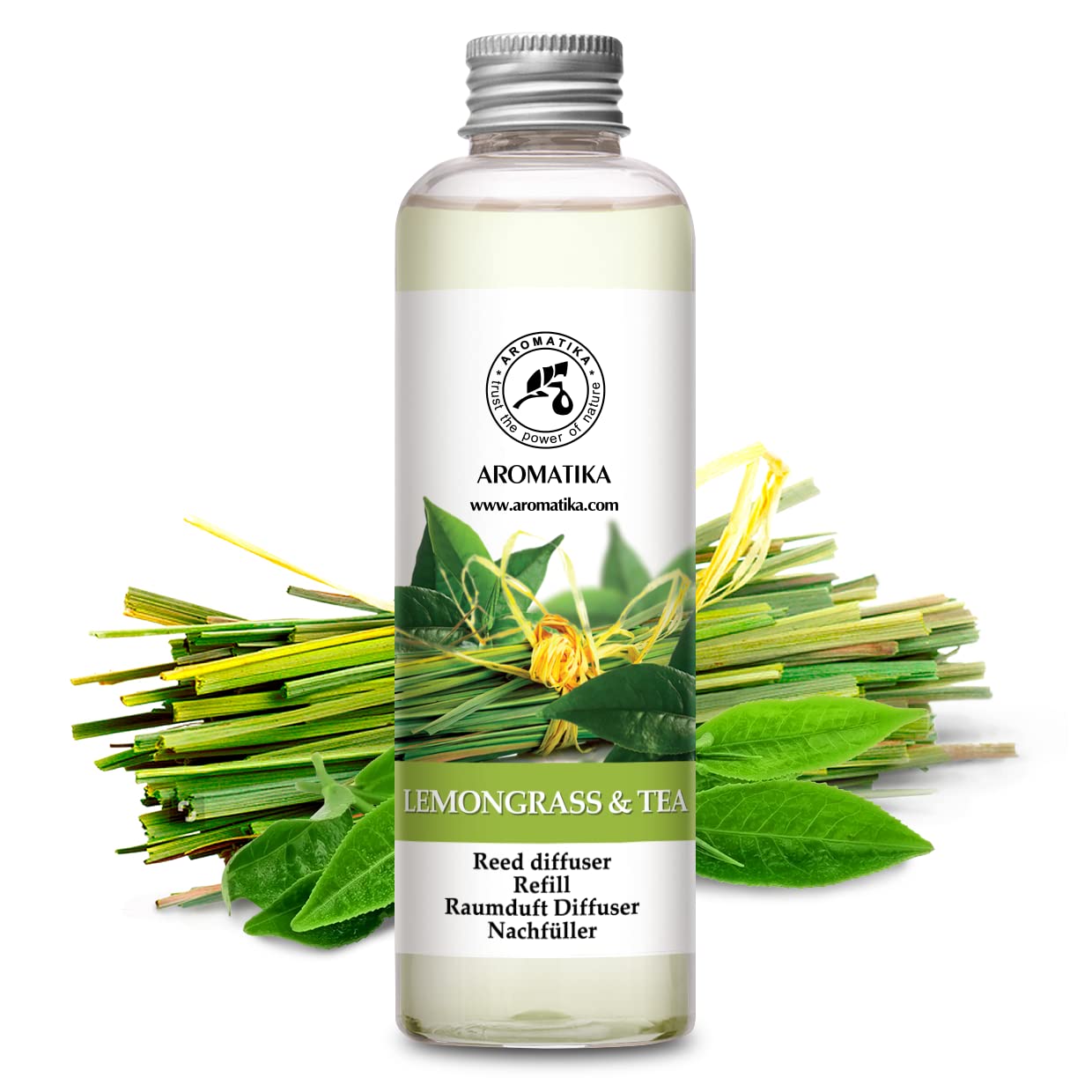 aromatika-raumduft-nachf-ller-lemongrass-tee-200-ml-reed-diffuser-refill image 2