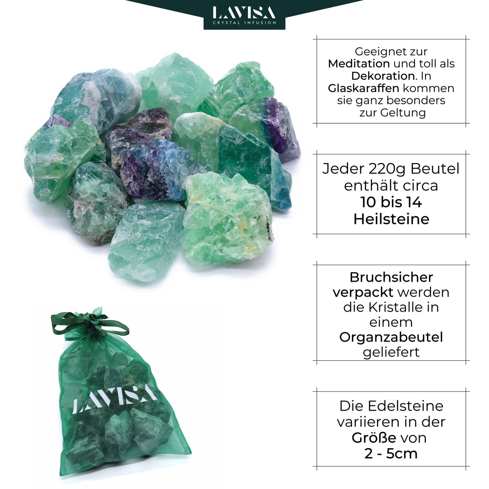 lavisa-wasserstein-mischung-gr-ner-fluorit-220g-edelsteinwasser-set image 3