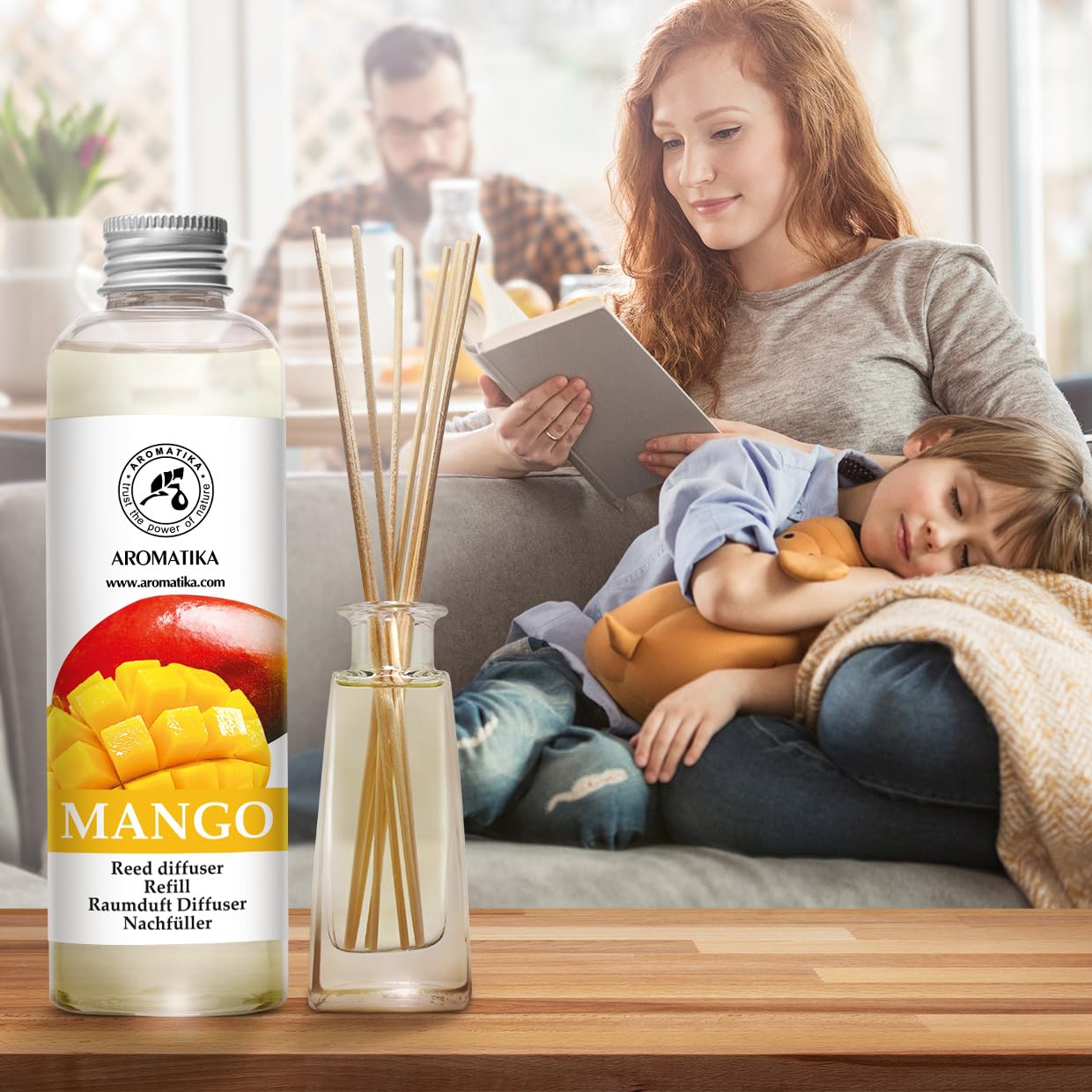 aromatika-reed-diffuser-refill-mango-200ml-mit-rattanst-bchen image 8
