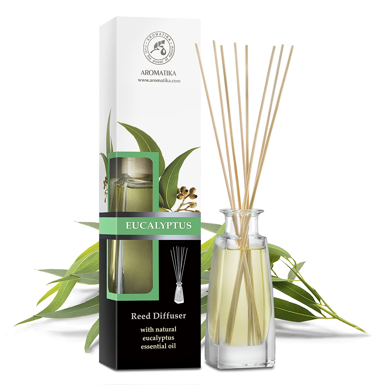 aromatika-raumduft-diffuser-eukalyptus-100ml-mit-st-bchen image 2