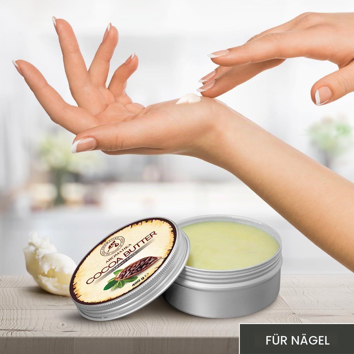 aromatika-kakaobutter-unraffiniert-400-g-rein-nat-rlich image 6