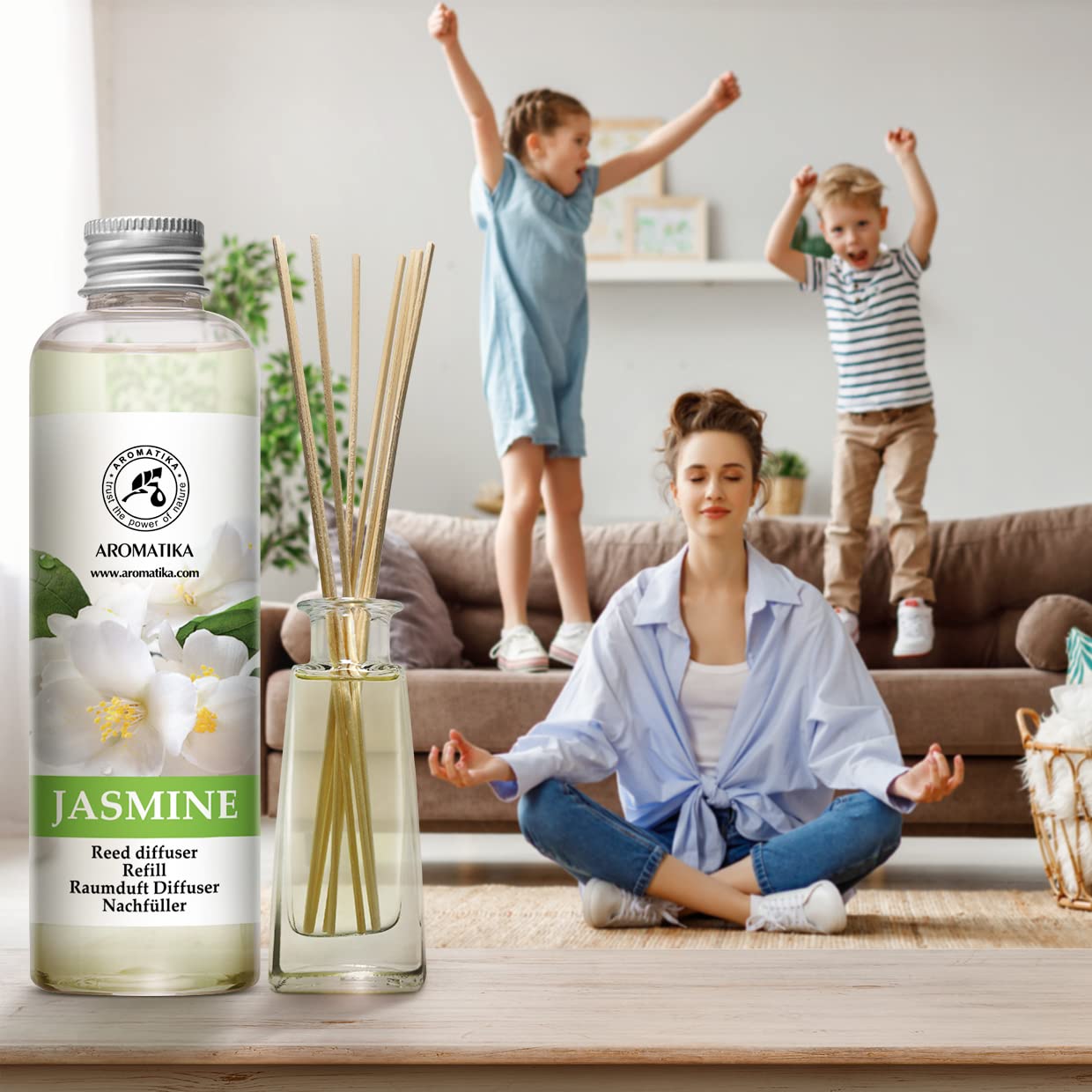 aromatika-raumduft-diffuser-nachf-ller-lemongrass-jasmin-400ml-2x200ml image 7