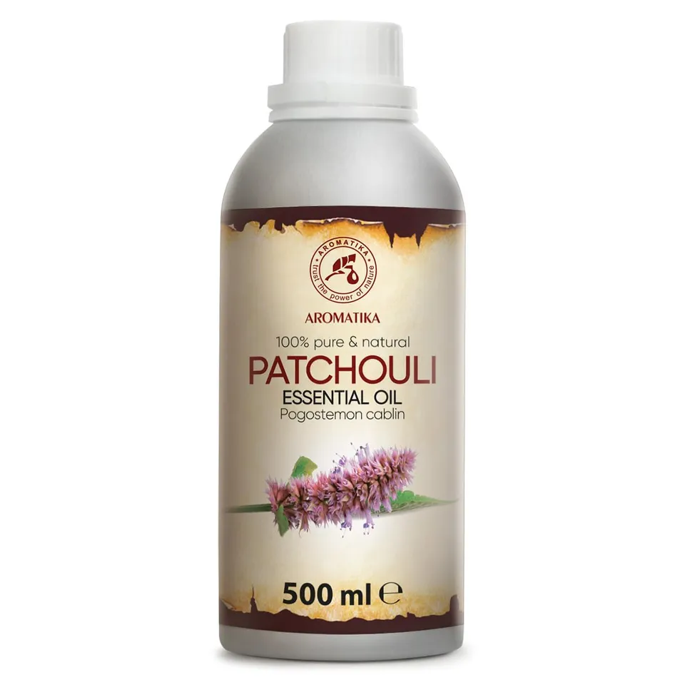 aromatika-therisches-patchouli-l-500-ml-pogostemon-cablin-glasflasche image 1