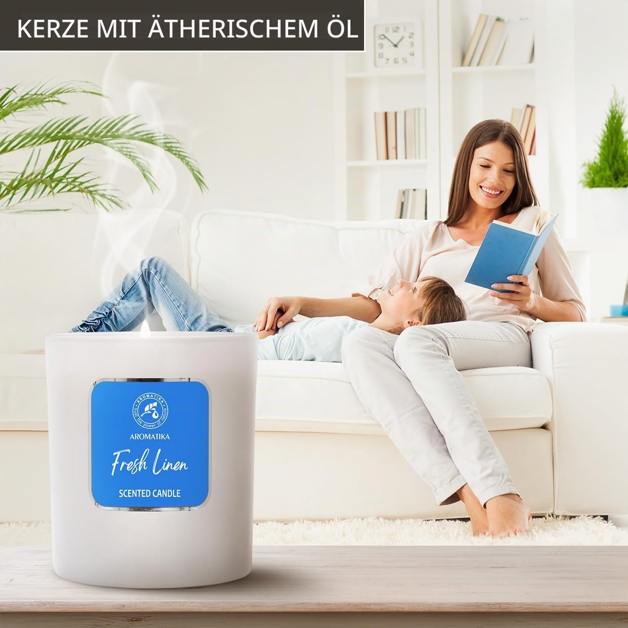 aromatika-duftkerze-frische-bettw-sche-200-g-sojawachs-kerze-fresh-linen-im-glas image 2