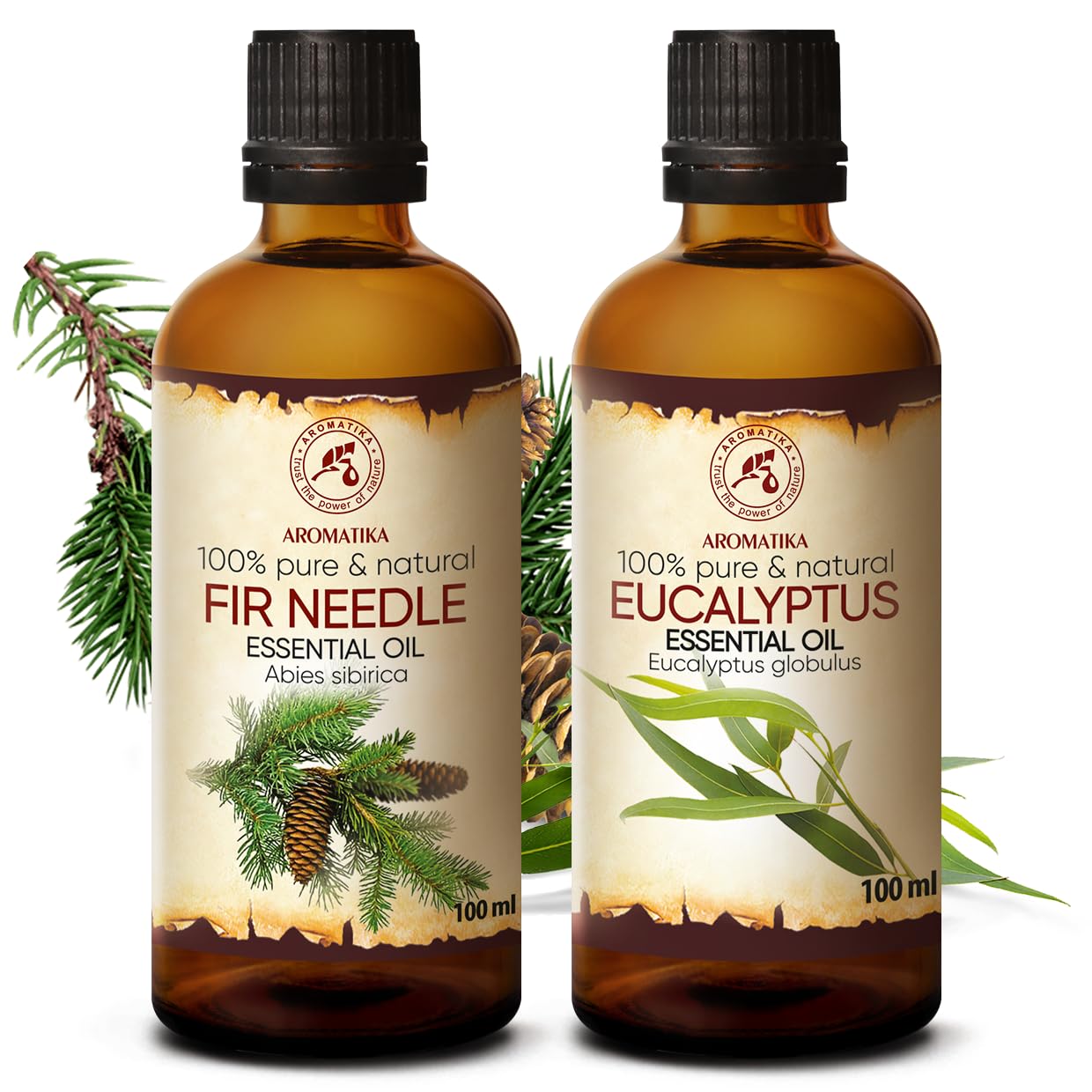 aromatika-therische-le-set-2x100-ml-fichtennadel-l-eukalyptus-l image 2