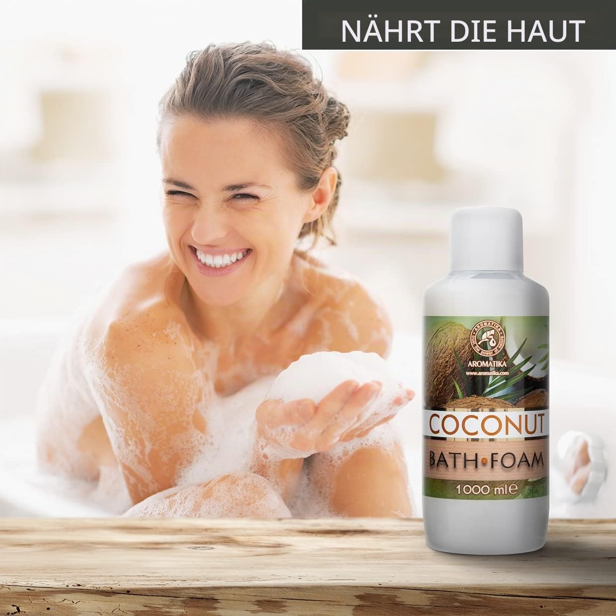 aromatika-badeschaum-kokos-1000-ml-badezusatz-mit-kokosduft image 6