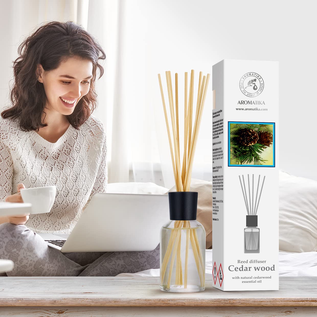 aromatika-zedernholz-raumduft-diffuser-100-ml-mit-10-bambusst-bchen image 6