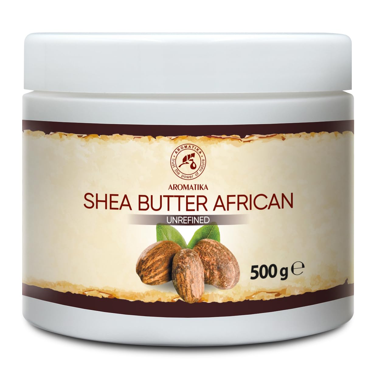 aromatika-shea-butter-500-g-kaltgepresst-unraffiniert image 1