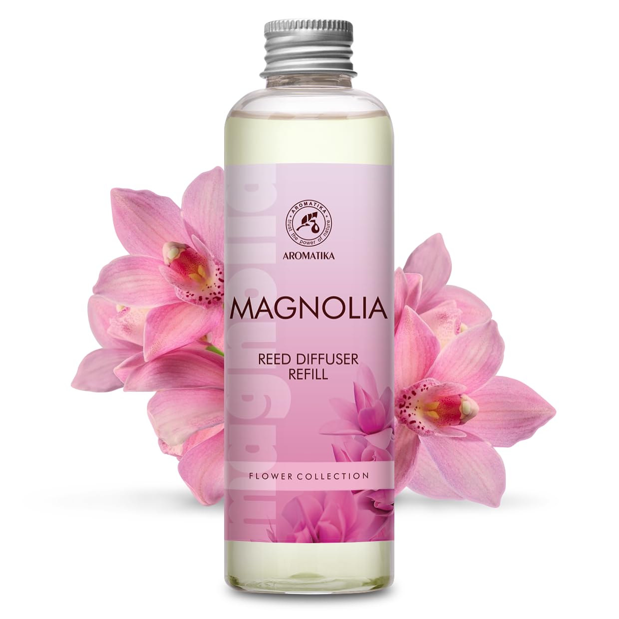 aromatika-raumduft-nachf-llflasche-magnolie-200ml-reed-diffuser-refill image 2