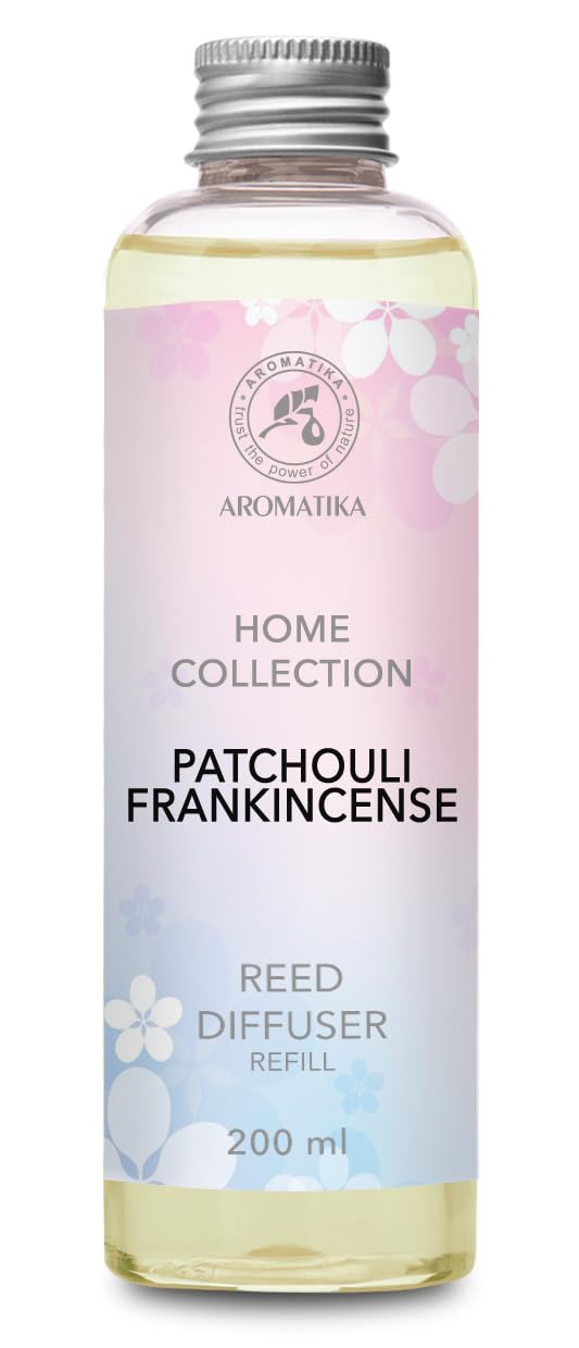aromatika-raumduft-nachf-llflasche-patchouli-weihrauch-200ml-reed-diffuser-refil image 1