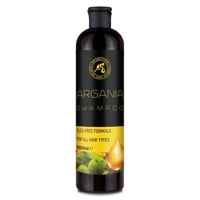 aromatika-argan-shampoo-500-ml-mit-argan-l-pflegeshampoo-haarpflege image 1