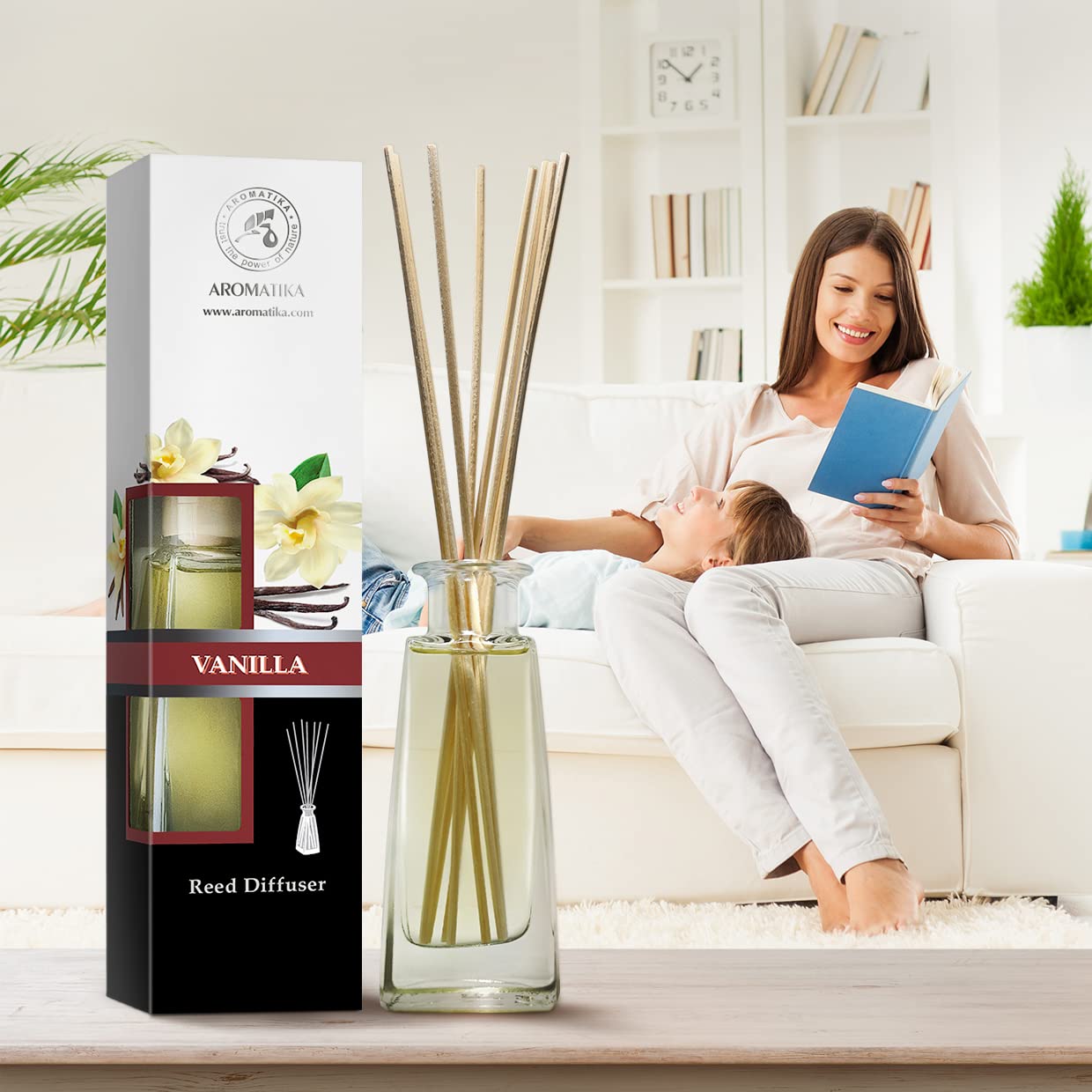 aromatika-raumduft-diffuser-vanille-100ml-mit-bambus-st-bchen image 5