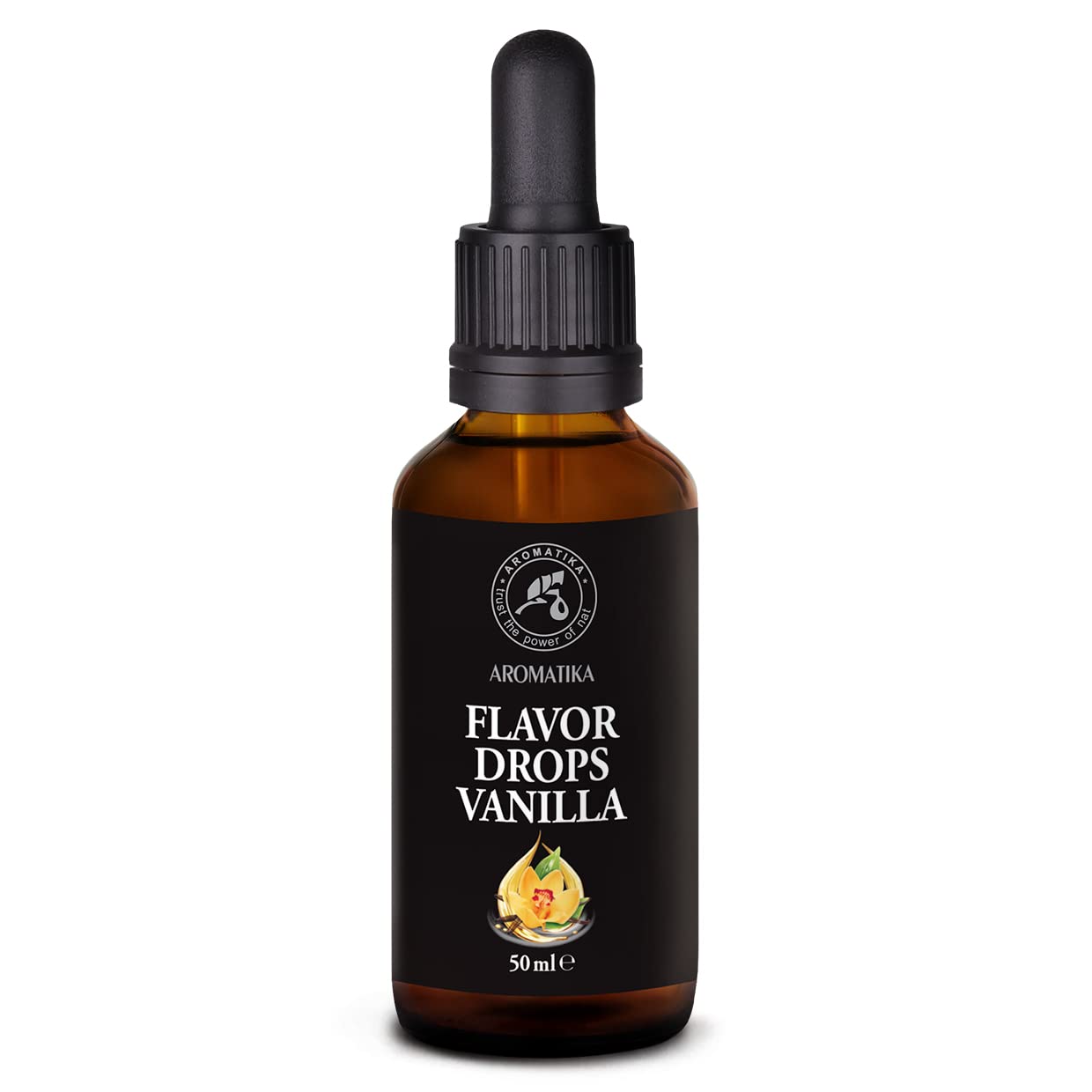 aromatika-flavour-drops-vanille-50ml-kalorienfreie-geschmackstropfen-vegan image 1