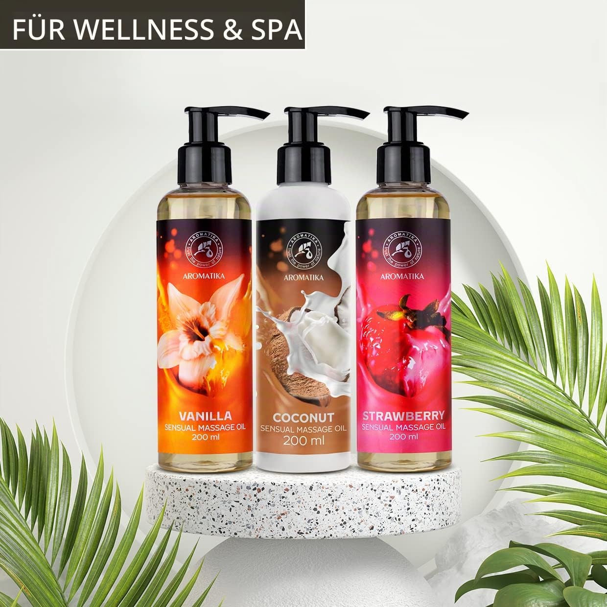 aromatika-sinnliches-massage-l-set-vanille-kokos-erdbeere-3x200-ml image 3