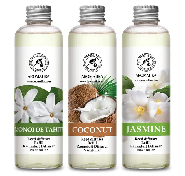 aromatika-diffuser-nachf-ller-set-jasmin-kokos-monoi-de-tahiti-3x200ml image 1