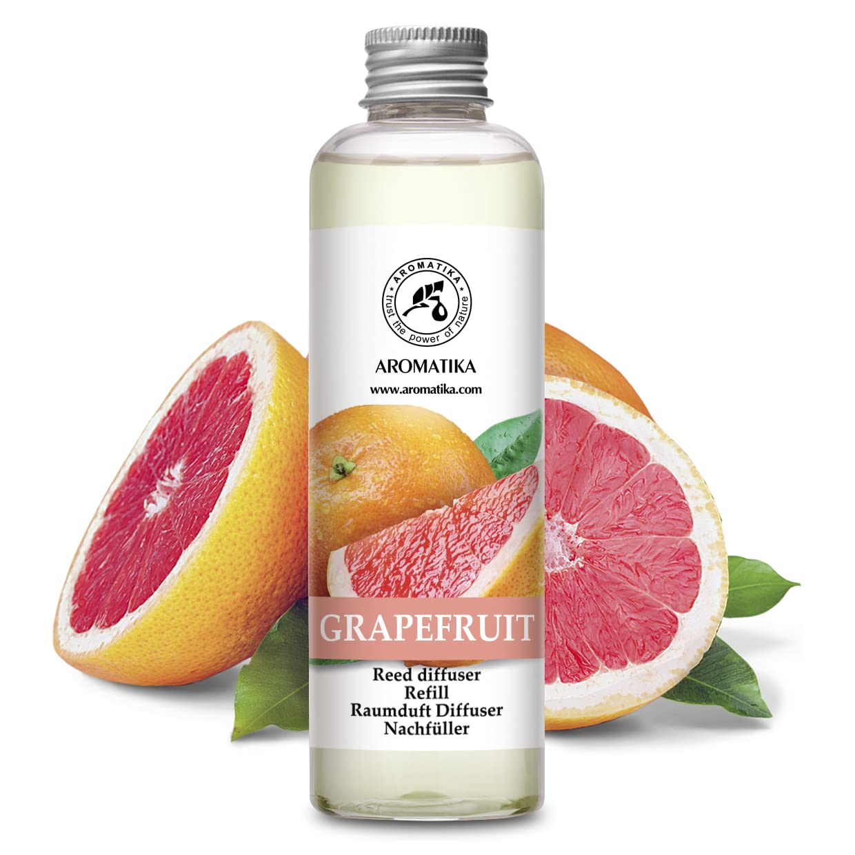 aromatika-raumduft-nachf-llflasche-grapefruit-200ml-diffuser-refill image 2