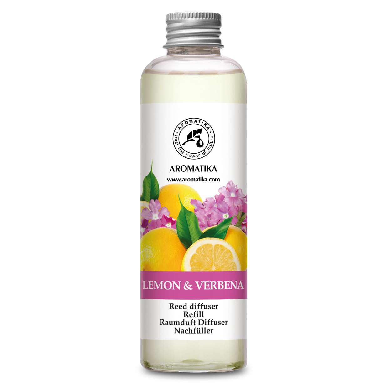 aromatika-raumduft-nachf-llflasche-zitrone-verbene-200ml image 1