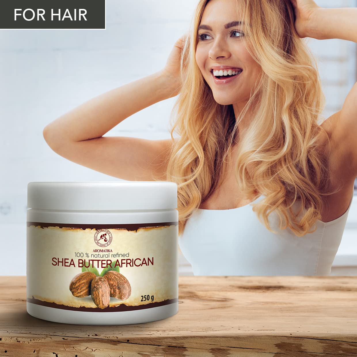 aromatika-sheabutter-250g-raffiniert-butyrospermum-parkii-k-rperbutter image 4