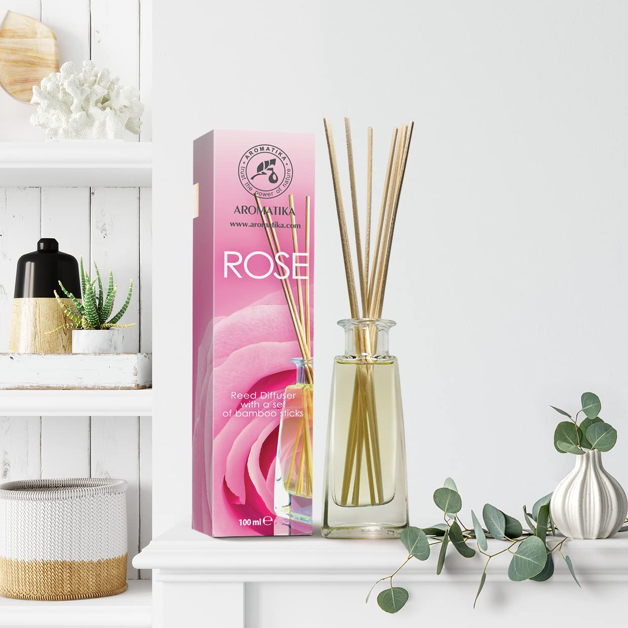 aromatika-rose-raumduft-diffuser-100ml-mit-10-bambusst-bchen image 8