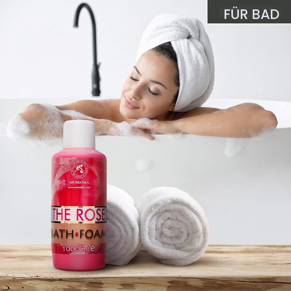 aromatika-badeschaum-rose-1000ml-mit-therischem-rosen-l image 3