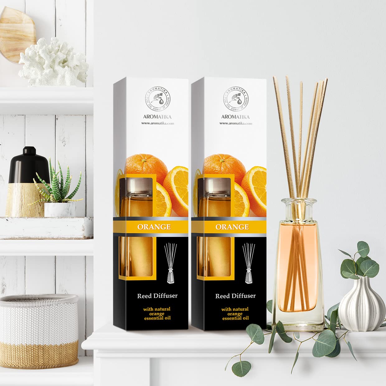 aromatika-raumduft-diffuser-orange-2x100ml-reed-diffuser-mit-st-bchen image 4