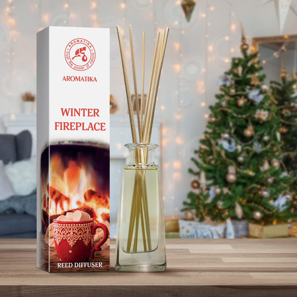 aromatika-winter-kaminfeuer-reed-diffuser-100ml-mit-st-bchen image 4
