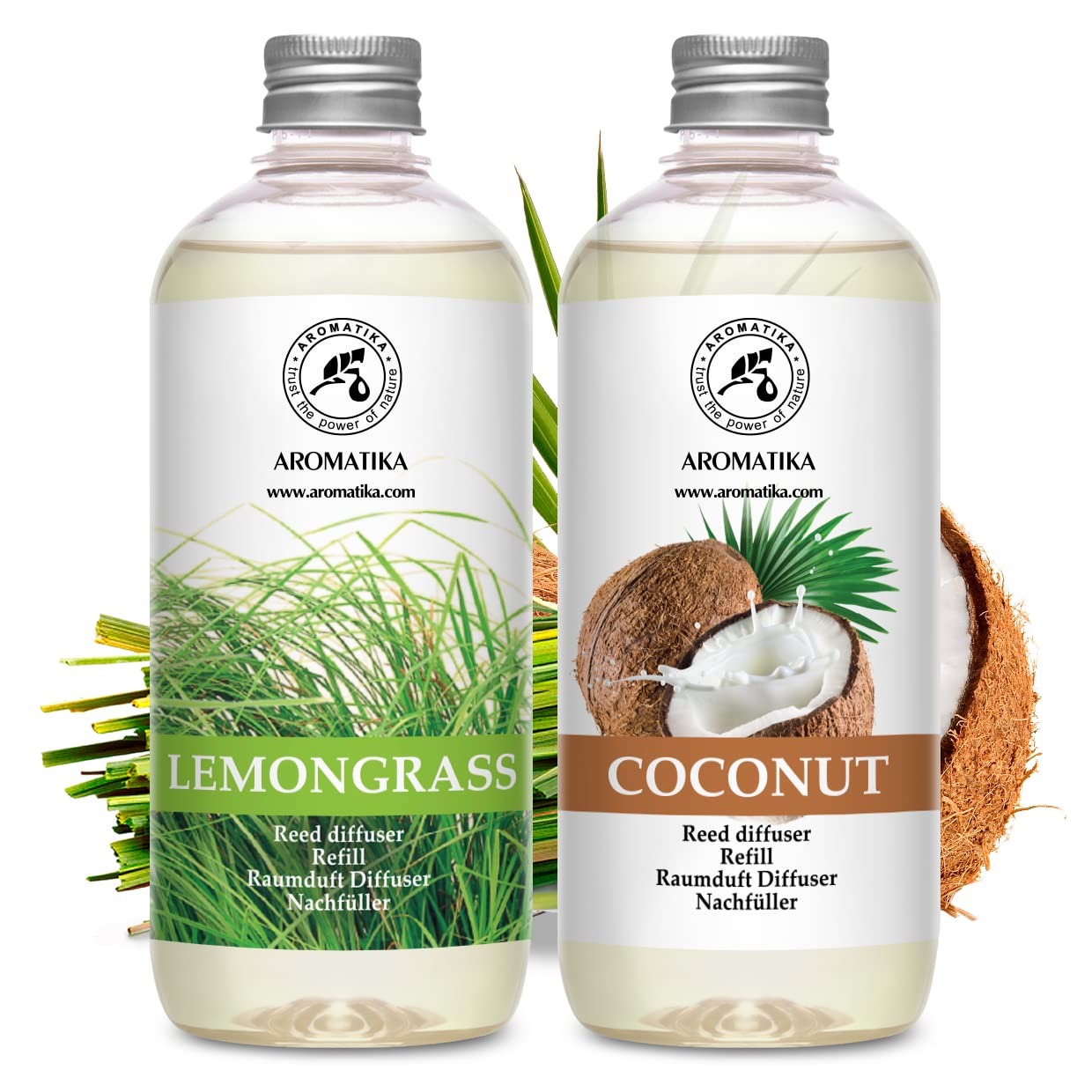 aromatika-diffuser-nachf-ller-lemongrass-kokos-1l image 2