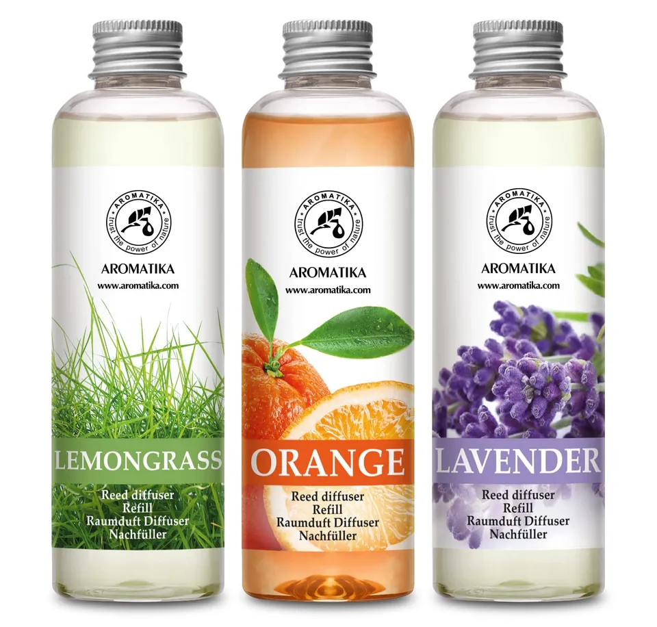 aromatika-diffuser-nachf-ller-set-600ml-lemongrass-orange-lavendel image 1