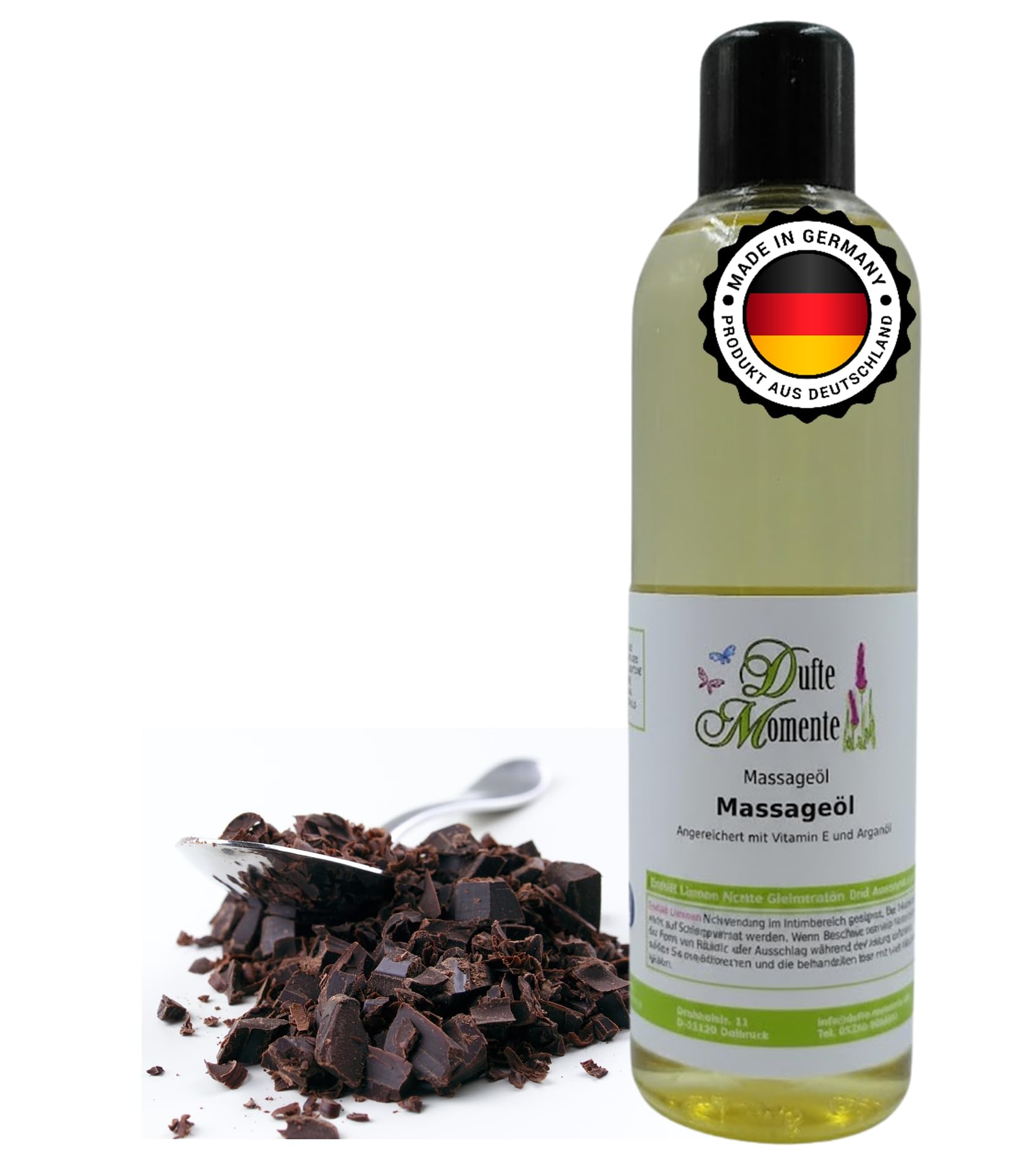 dufte-momente-massage-l-schokolade-250-ml-paraffin-lbasis-vegan-made-in-germany image 1