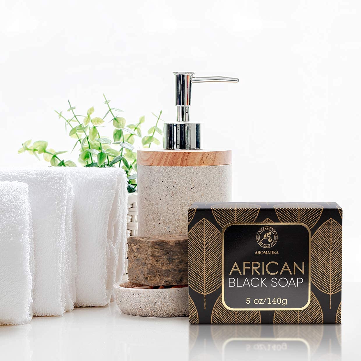 aromatika-afrikanische-schwarze-seife-140-g-mit-sheabutter-kokos-l image 5