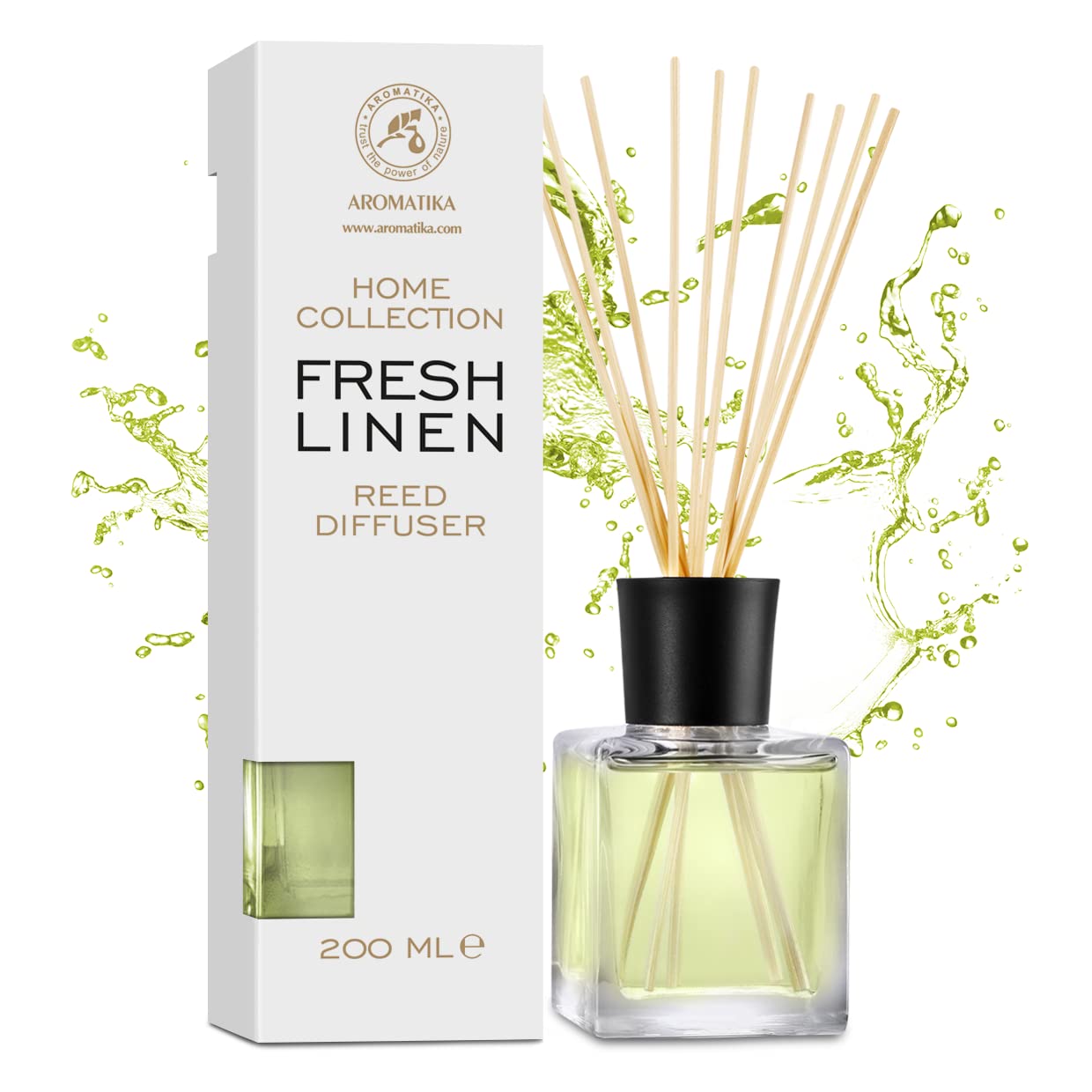 aromatika-raumduft-frische-w-sche-200-ml-mit-st-bchen image 2