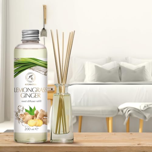aromatika-diffuser-nachf-llung-lemongrass-ginger-200ml-ingwer-l image 4