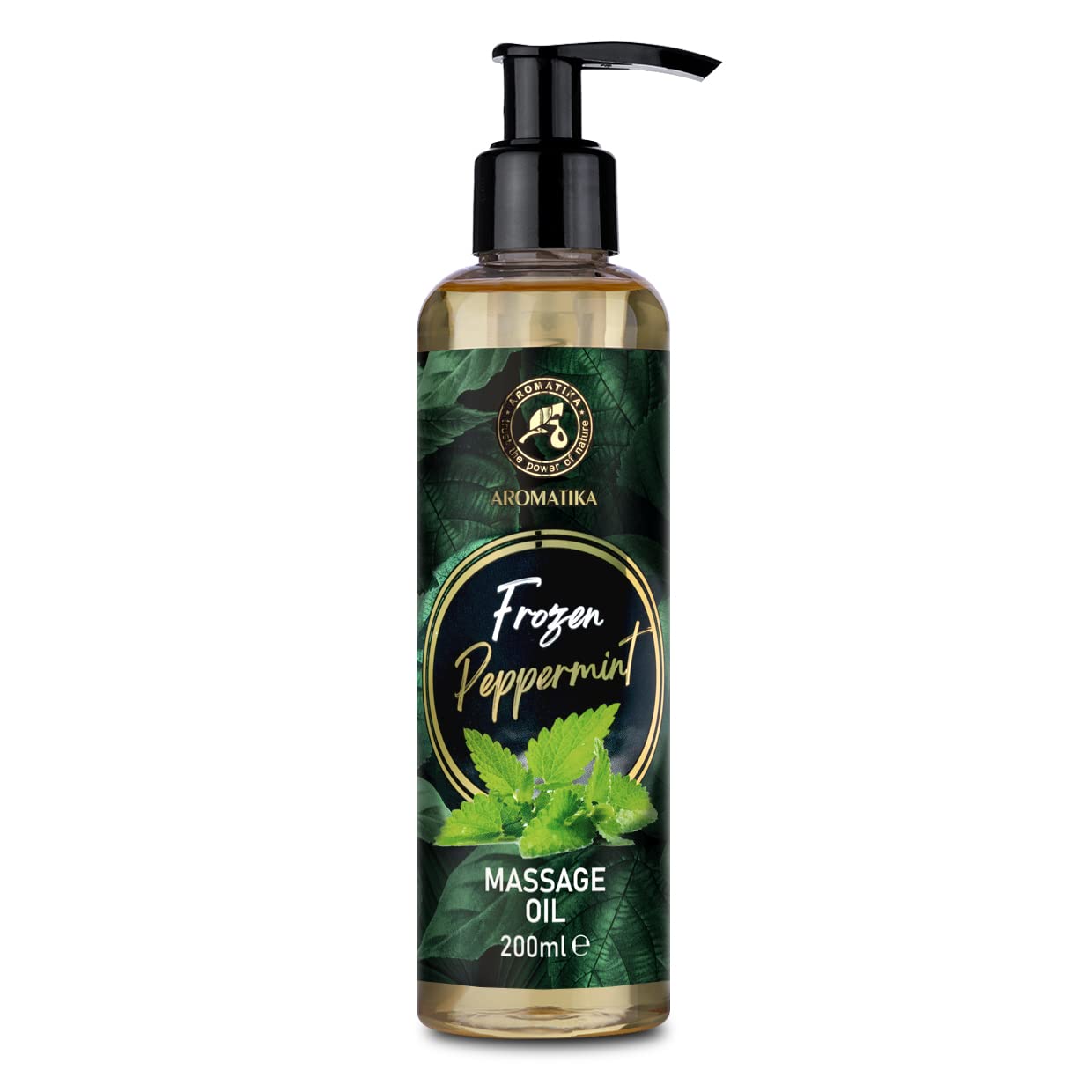 aromatika-frozen-peppermint-massage-l-minze-200ml-pumpflasche image 1