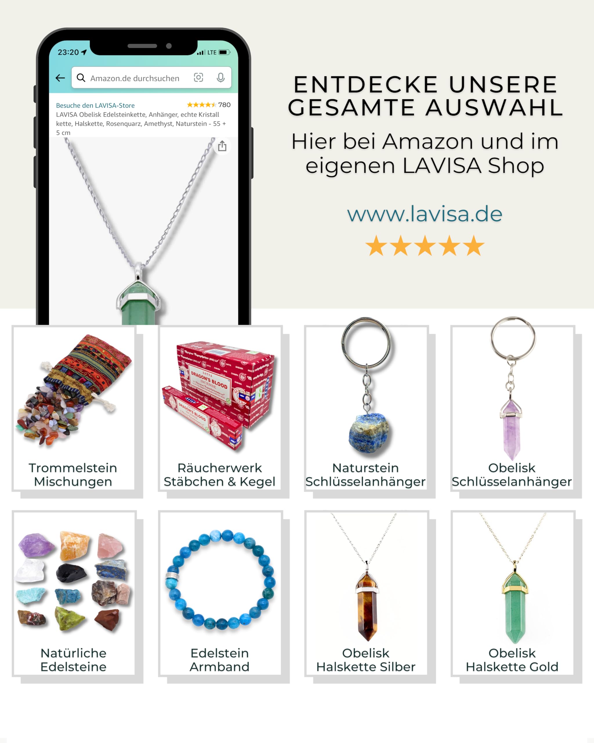 lavisa-obelisk-edelsteinkette-gold-rosenquarz-amethyst-naturstein-anh-nger-55-5- image 7