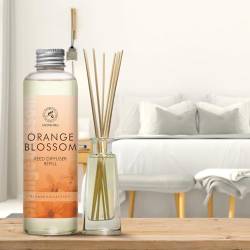 aromatika-raumduft-nachf-llflasche-orangenbl-te-200-ml-f-r-reed-diffuser image 4