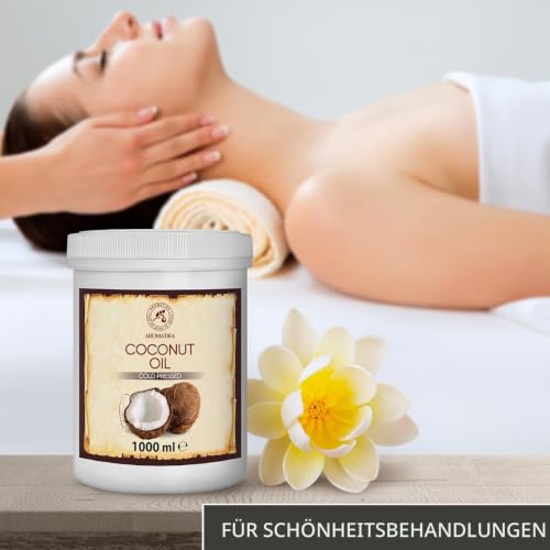 aromatika-kokos-l-1000ml-kaltgepresst-unraffiniert-cocos-nucifera-oil image 8